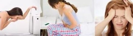 gejala parasit dina awak manusa