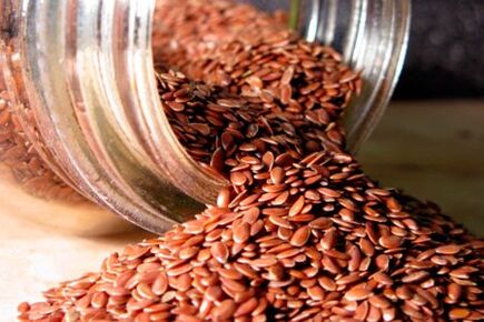 Siki flax pikeun ngabersihkeun awak parasit